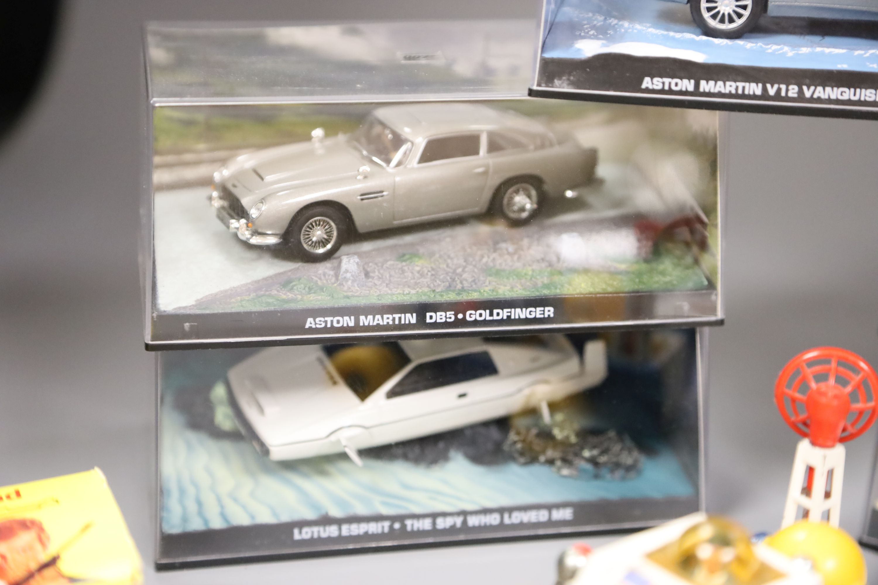 A quantity of James Bond diecast including boxed Corgi Citroen 2CV